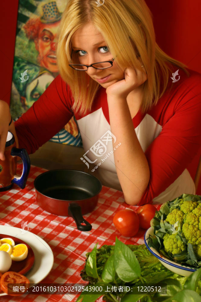 年輕女人的食物