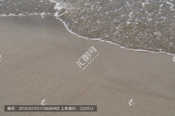 沙灘和海浪