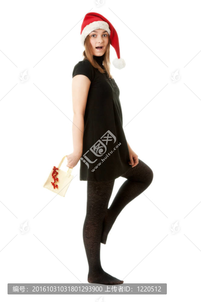 Santa女孩的帽子