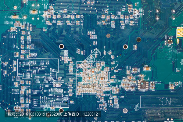 印刷電路為背景