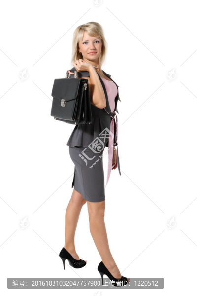 年輕漂亮的女商人
