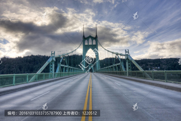 波特蘭圣約翰大橋；；USA.