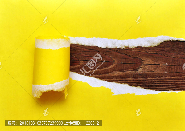 黃色的紙撕下來