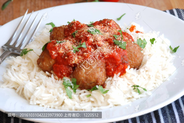 肉丸子飯