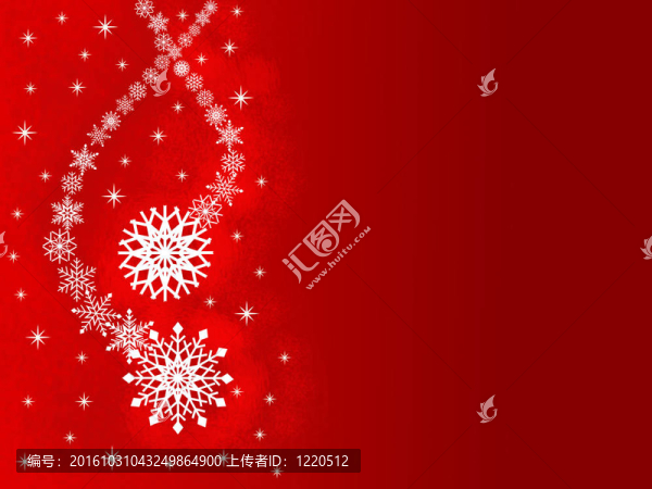 雪花圣誕卡