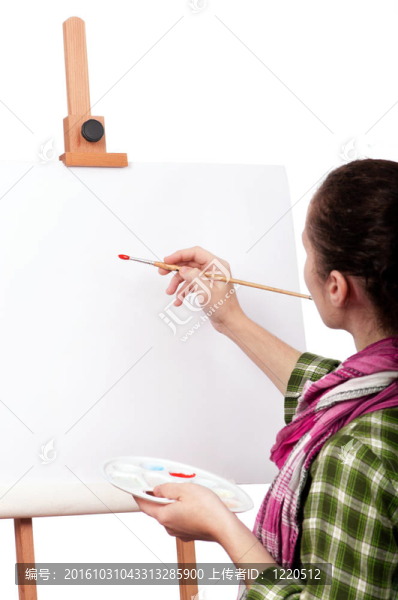 女畫家