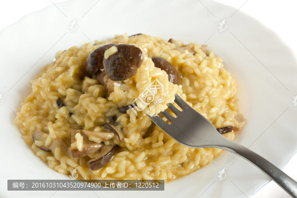與牛肝菌蘑菇燴飯
