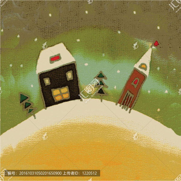 用蠟染紡織品圣誕卡我作品的形象
