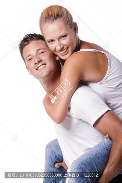 幸福的年輕夫婦