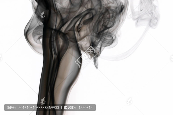 褐色的煙霧