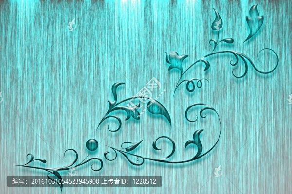綠綠花狀花紋
