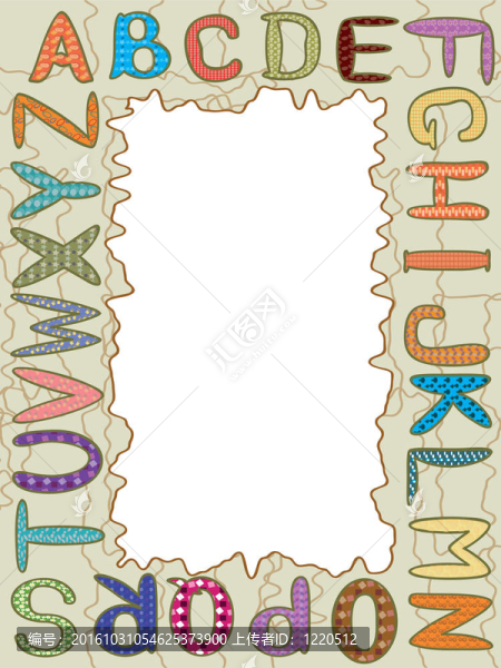 框架letterscmyk