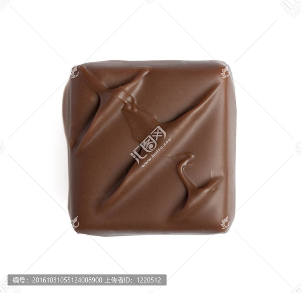 白色的一塊白色的巧克力
