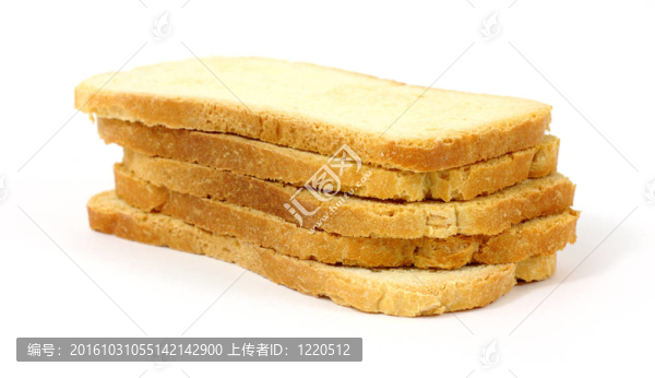 小堆梅爾巴烤面包片