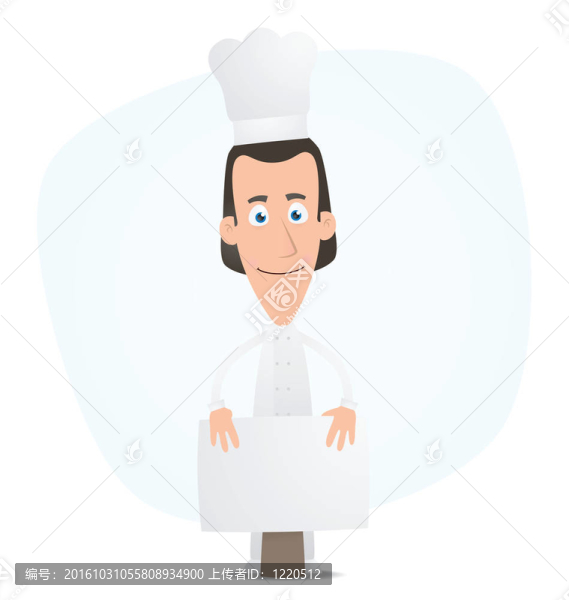廚師長在白板后面