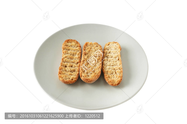 在灰色盤(pán)子上脆
