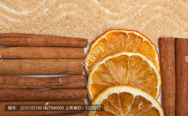 肉桂橙和糖