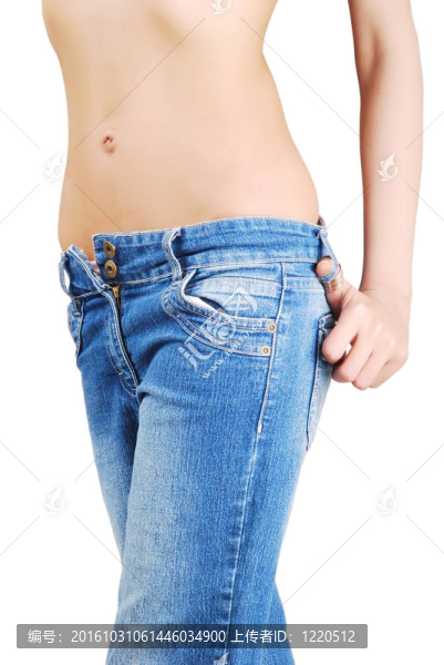 穿牛仔褲的性感女孩
