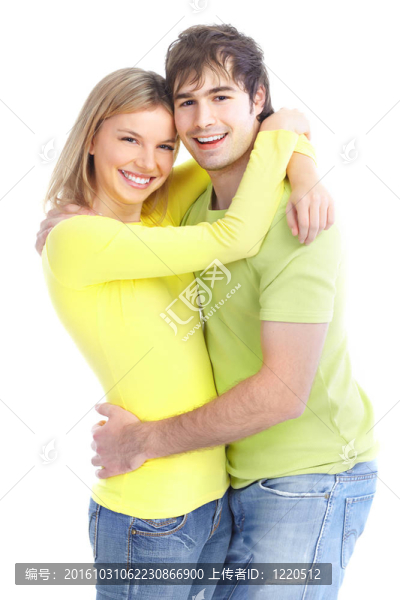 戀愛中的年輕夫婦