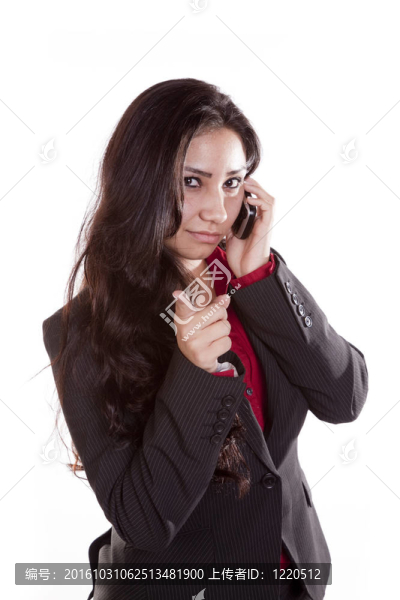 電話(huà)中的商業(yè)女人