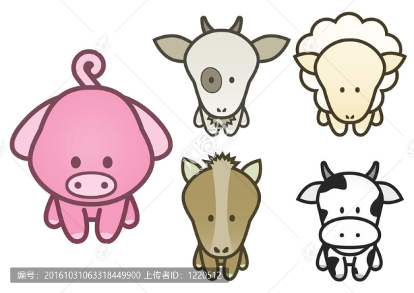 寵物動物插圖。
