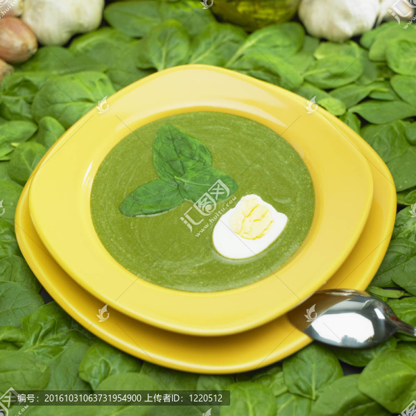奶油菠菜湯