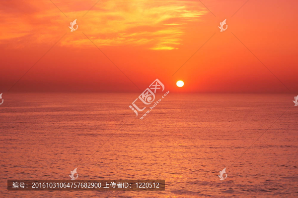 海上日落