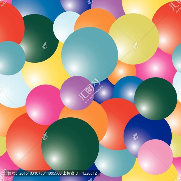 無(wú)縫的七彩泡泡