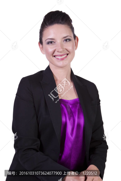 靠近一個美麗的女人-孤立的背景