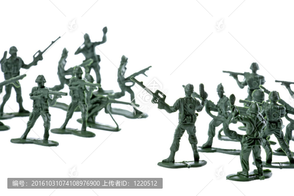 玩具士兵孤立