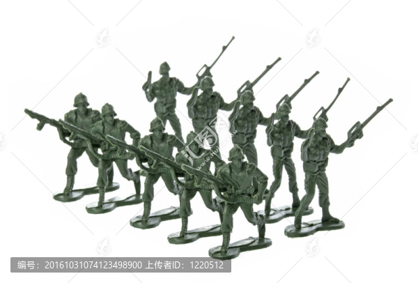 玩具士兵孤立