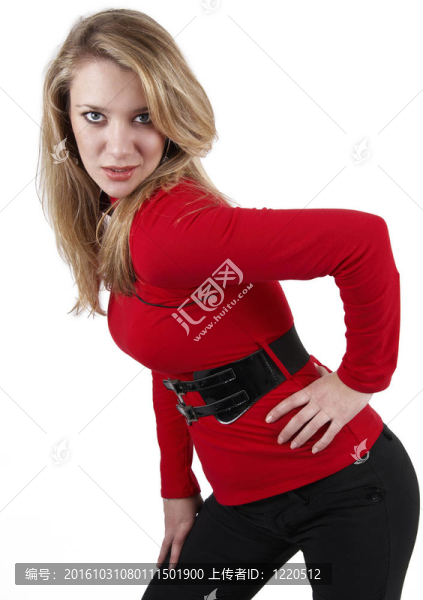 美麗的金發(fā)女人