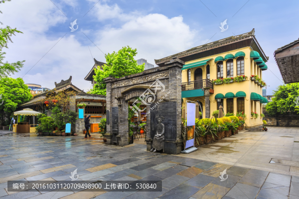 成都寬窄巷子,古鎮(zhèn)老街