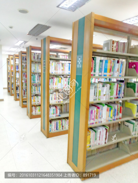 圖書館,書店,書架書籍素材