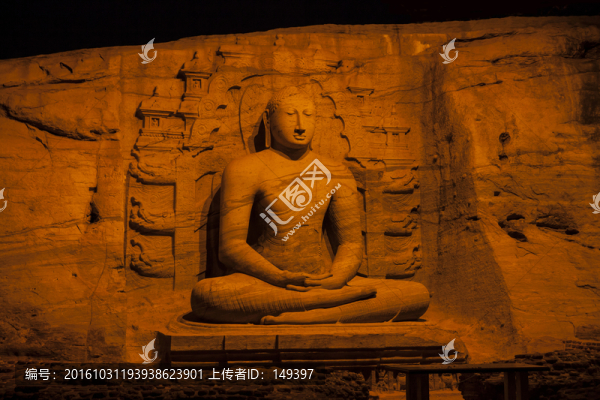 斯里蘭卡古城佛像