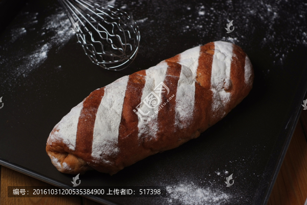 黑糖核桃軟歐面包
