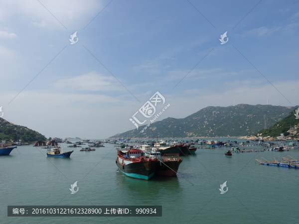 漁港,上川島,碼頭,漁船