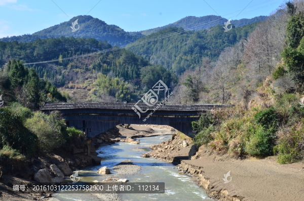 古廊橋,厝橋,廊橋,建筑,古橋