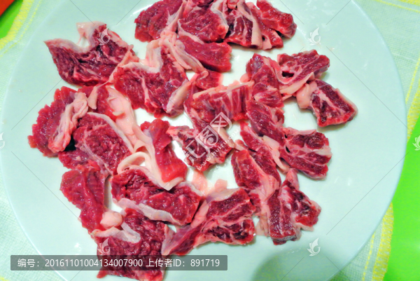 牛腩素材,生牛肉,牛肉塊