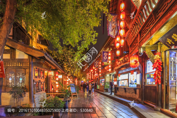 成都錦里夜景