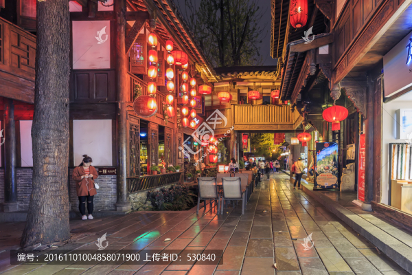 成都錦里夜景