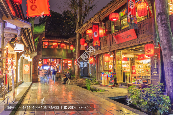 成都錦里夜景