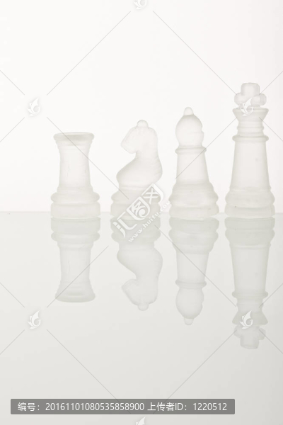 美麗的玻璃象棋