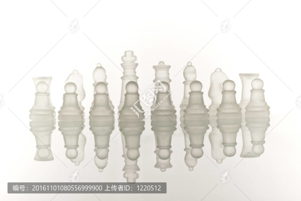 美麗的玻璃象棋