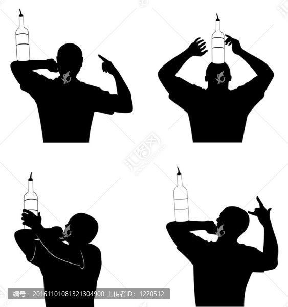 剪影的酒保