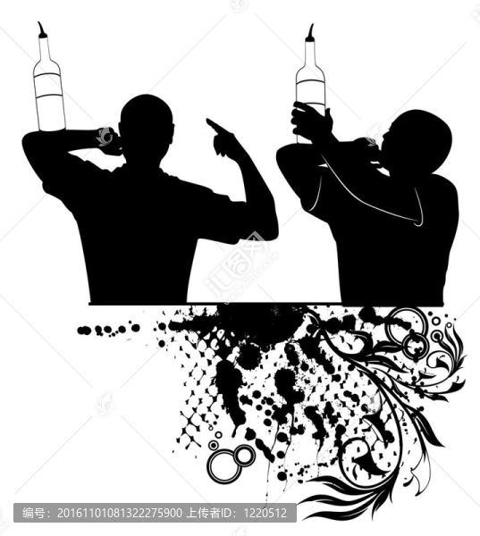 剪影的酒保