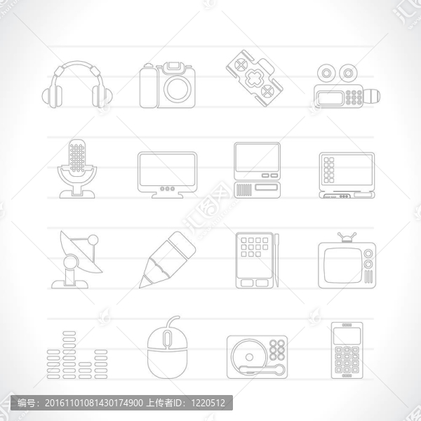 媒體設(shè)備的圖標(biāo)