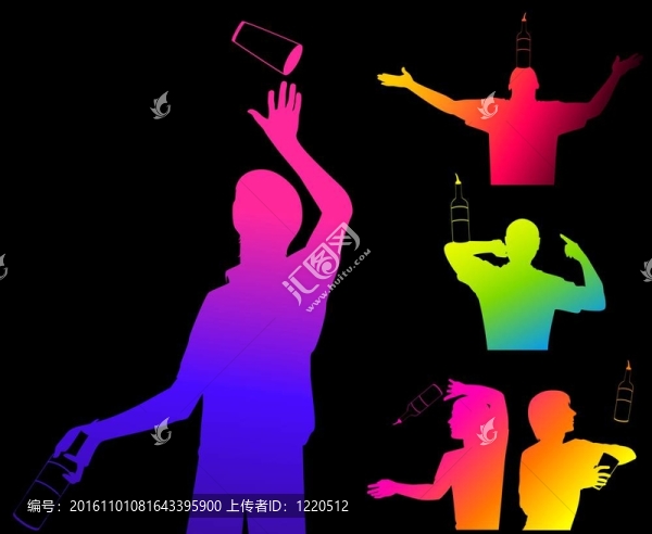剪影的酒保