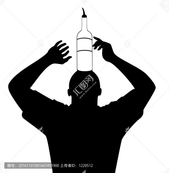 剪影的酒保