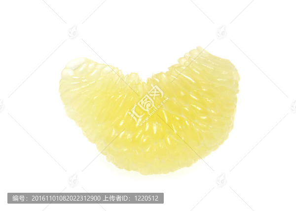 一半的葡萄柚